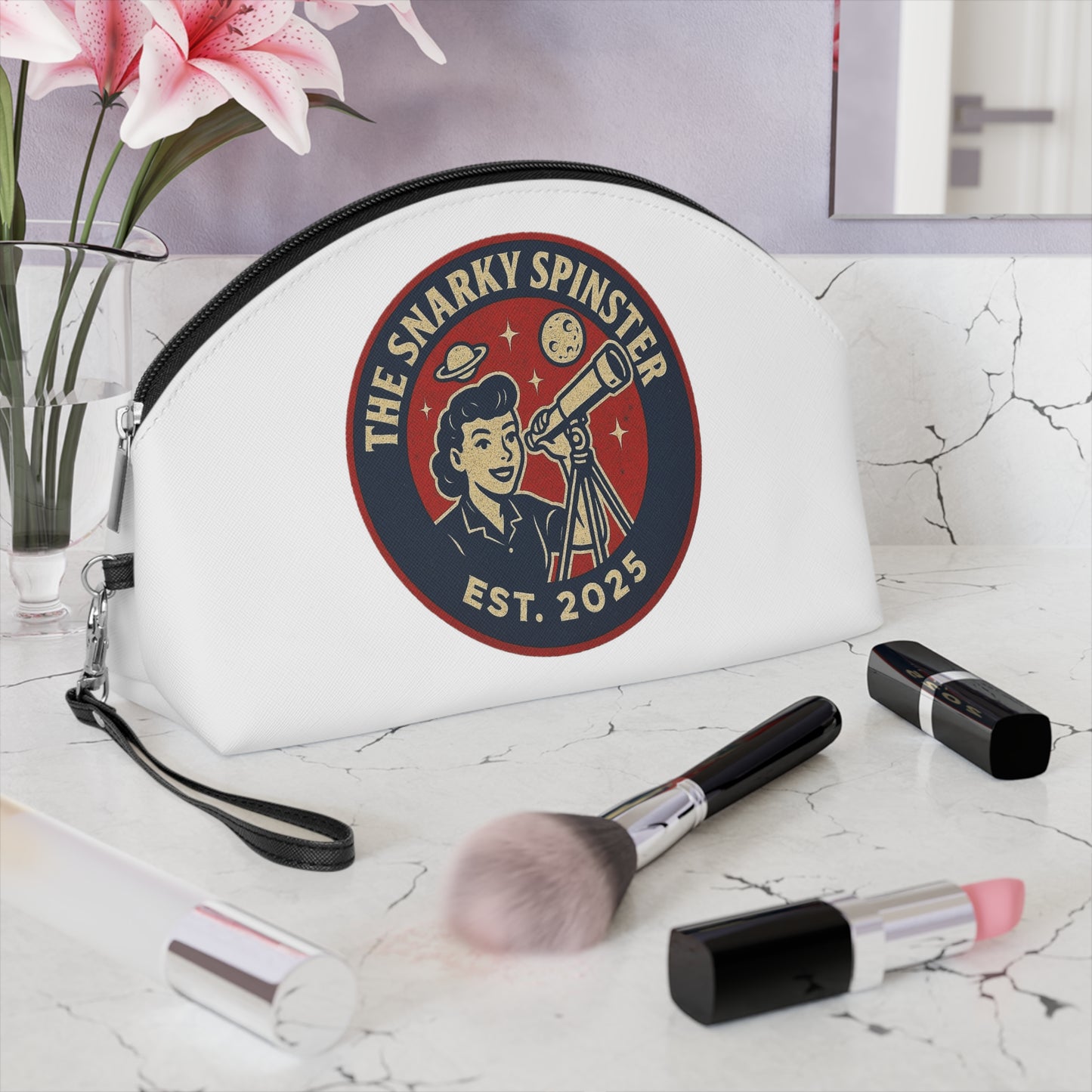 Makeup Bag - Astronomer Snarky Spinster Design