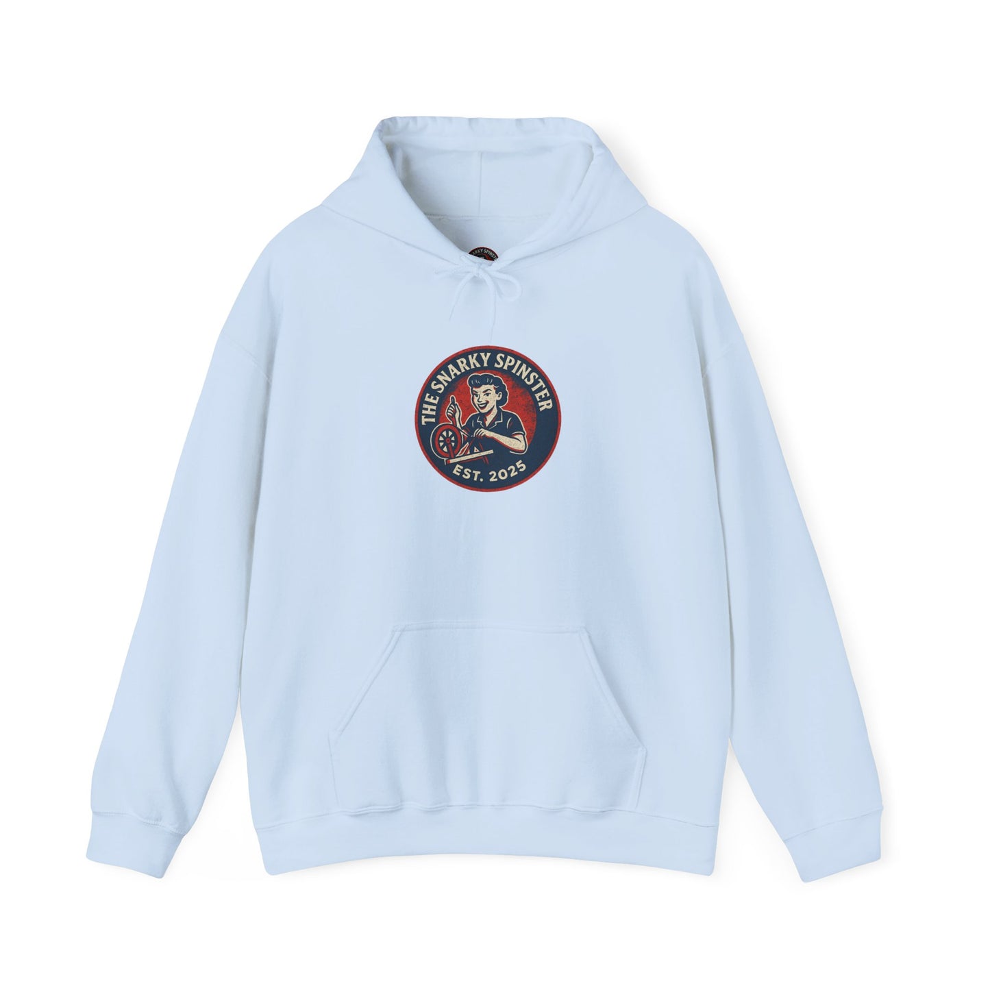 Snarky Spinster Logo Sweatshirt - Unisex Cozy Hoodie, Inspirational Gift, Everyday Style, Casual Wear, Art Design
