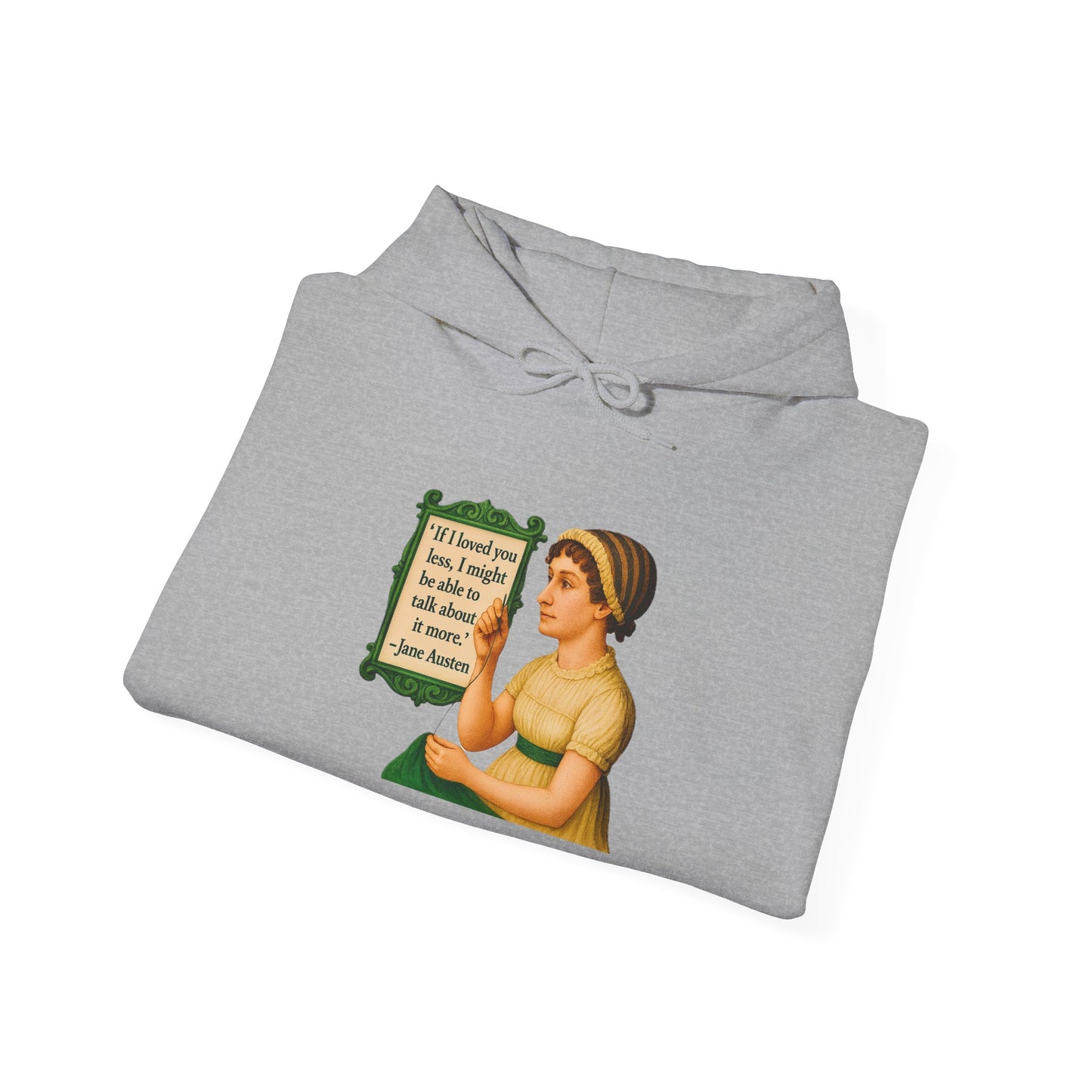 Austen Sweatshirt - Unisex Cozy Hoodie, Inspirational Gift, Everyday Style, Casual Wear, Art Design