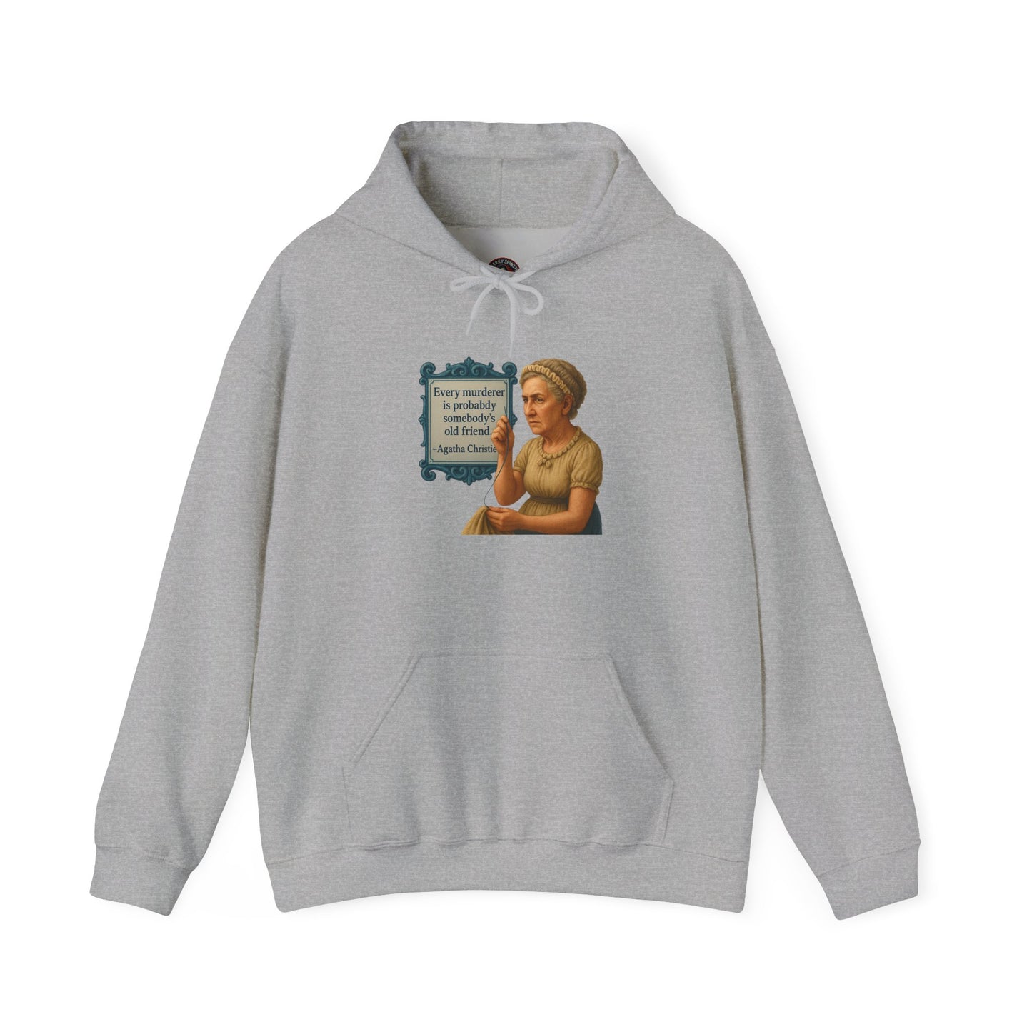 Agatha Christie Sweatshirt - Unisex Cozy Hoodie, Inspirational Gift, Everyday Style, Casual Wear, Art Design