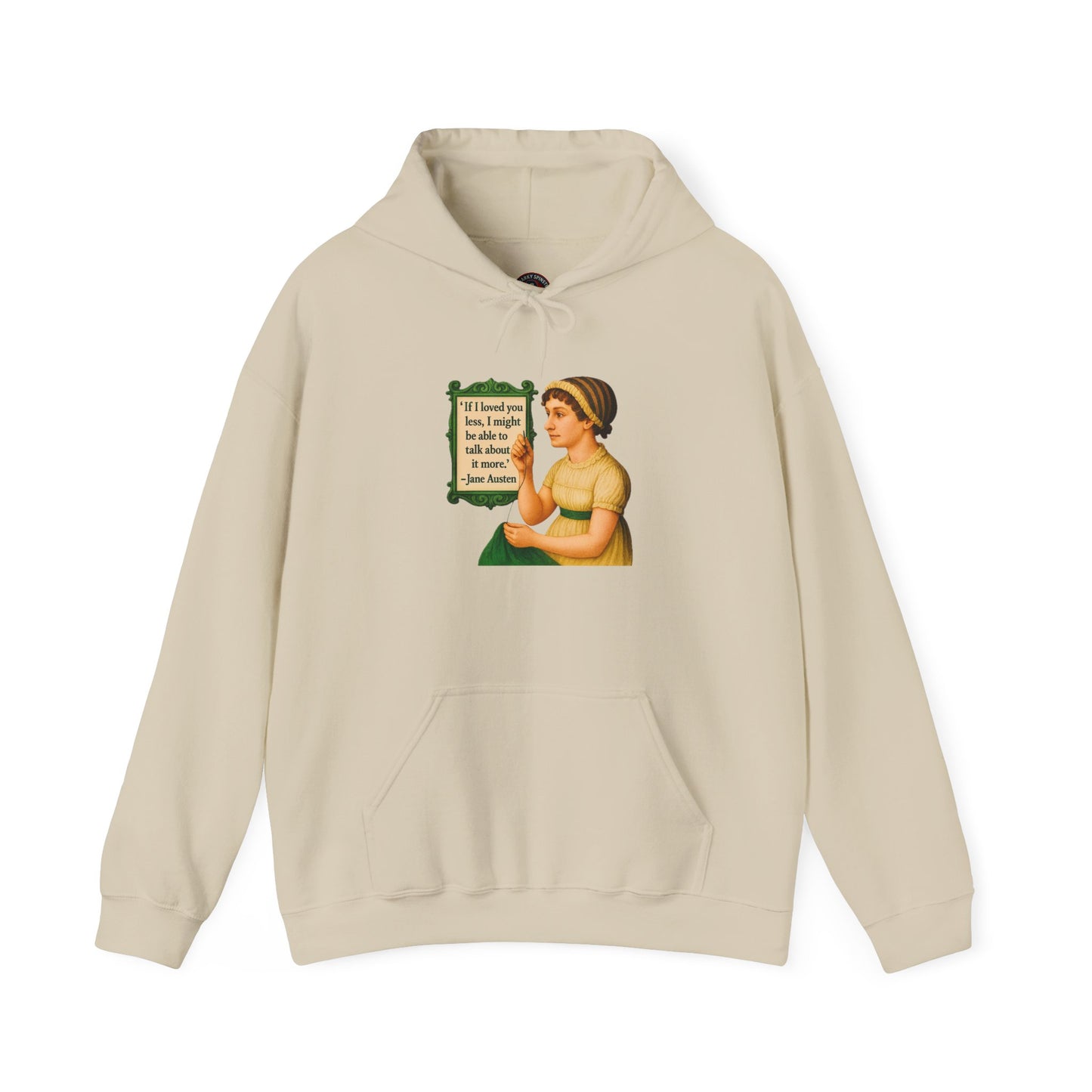 Austen Sweatshirt - Unisex Cozy Hoodie, Inspirational Gift, Everyday Style, Casual Wear, Art Design