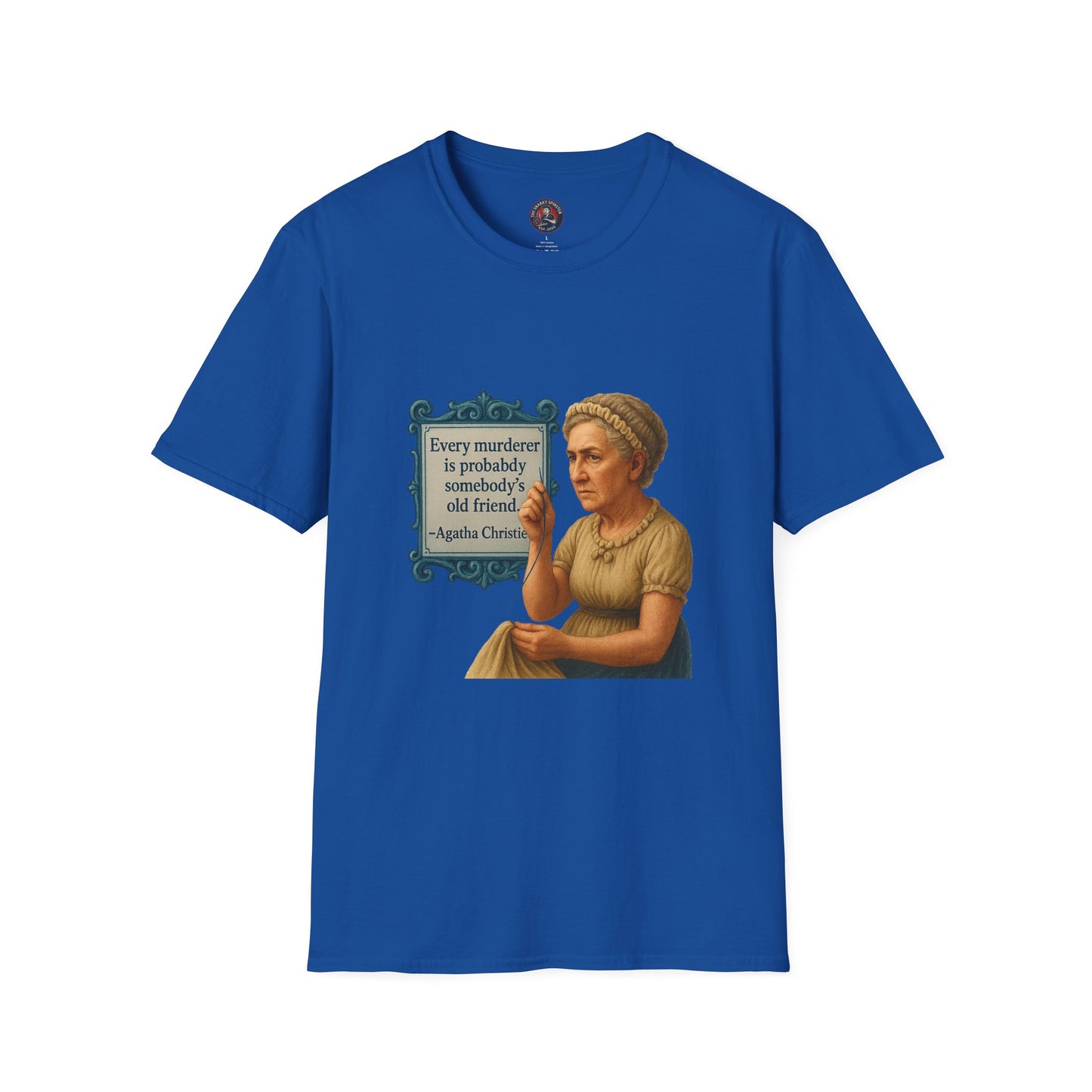Agatha Christie Quote T-Shirt, Mystery Lover Gift, Book Lover Tee, Literary Tshirt, Reader Shirt