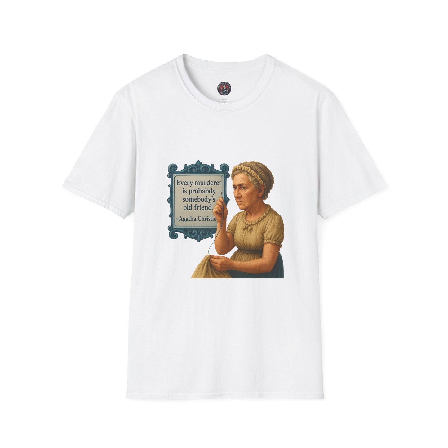 Agatha Christie Quote T-Shirt, Mystery Lover Gift, Book Lover Tee, Literary Tshirt, Reader Shirt