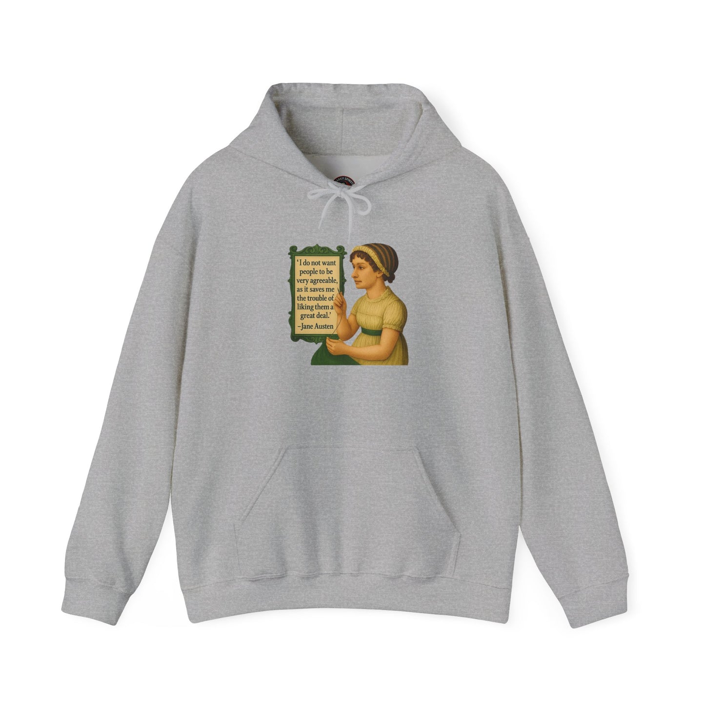 Austen Sweatshirt - Unisex Cozy Hoodie, Inspirational Gift, Everyday Style, Casual Wear, Art Design