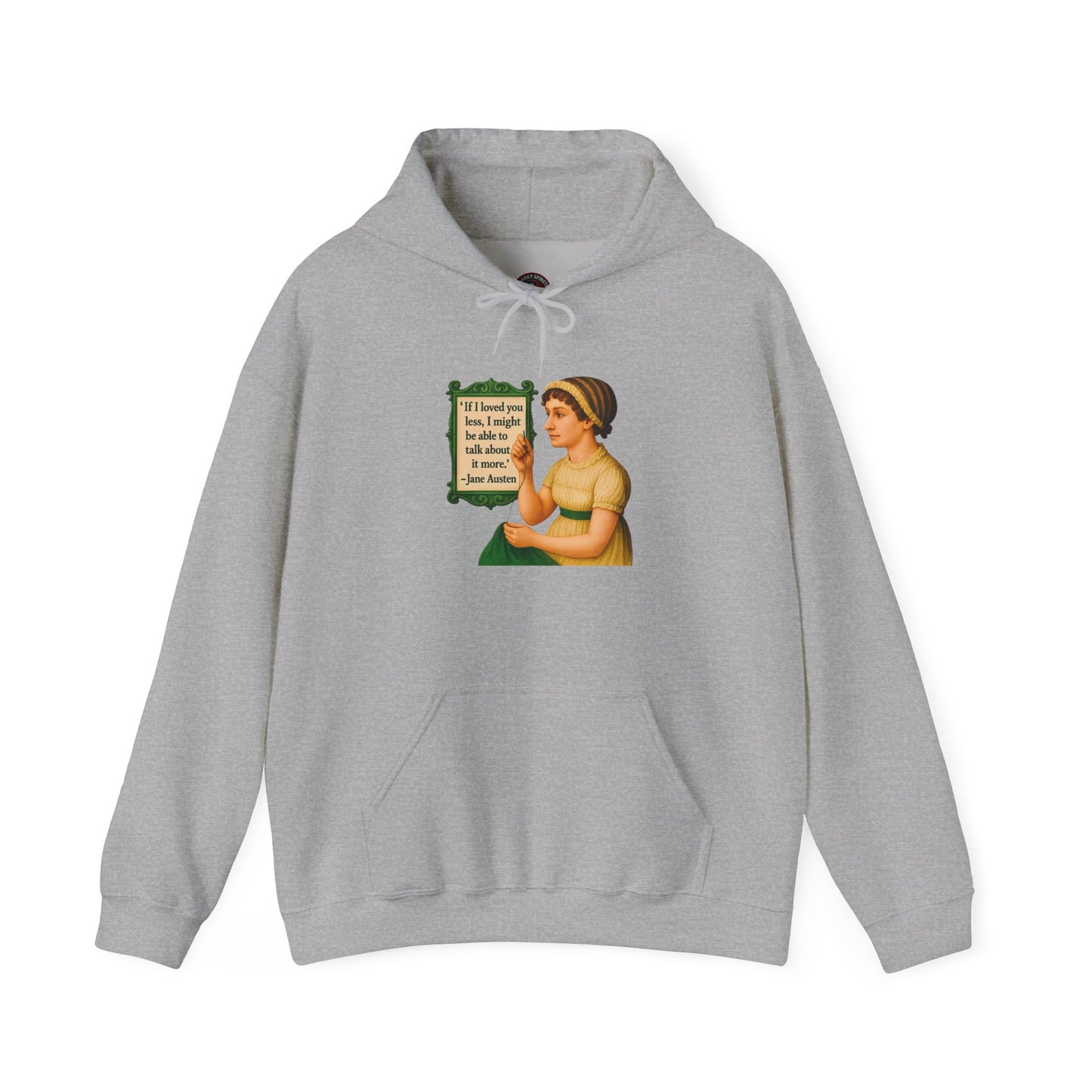 Austen Sweatshirt - Unisex Cozy Hoodie, Inspirational Gift, Everyday Style, Casual Wear, Art Design
