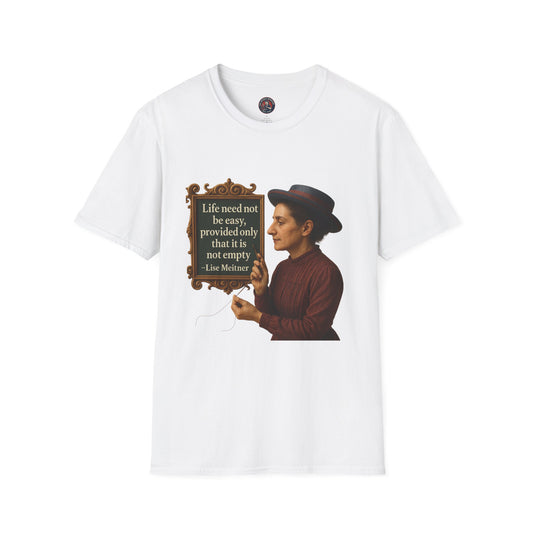 Unisex Softstyle T-Shirt - Lise Meitner, Inspirational Tee, Gift for Activists, Comfortable Everyday Wear, Perfect for Celebrations