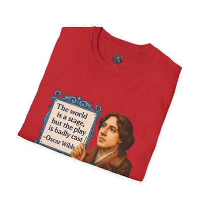 Oscar Wilde Quote Unisex Tee, Literary T-Shirt, Softstyle Shirt, Classic Literature Top, Inspirational Saying Tee