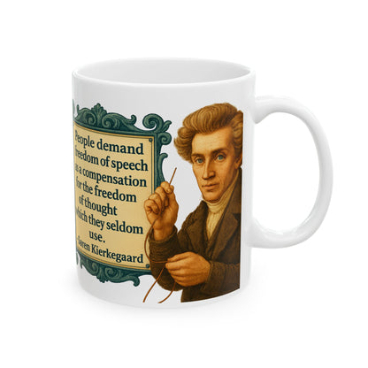 The Kierkegaard Ceramic Mug - Fun Coffee Cup for Artists, Unique Gift for Craft Lovers, Perfect for Birthdays, Anniversaries, and [...]