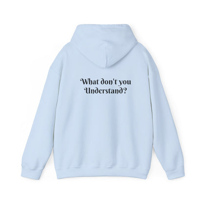 JC Frustrated Sweatshirt - Unisex Cozy Hoodie, Inspirational Gift, Everyday Style, Casual Wear, Art Design