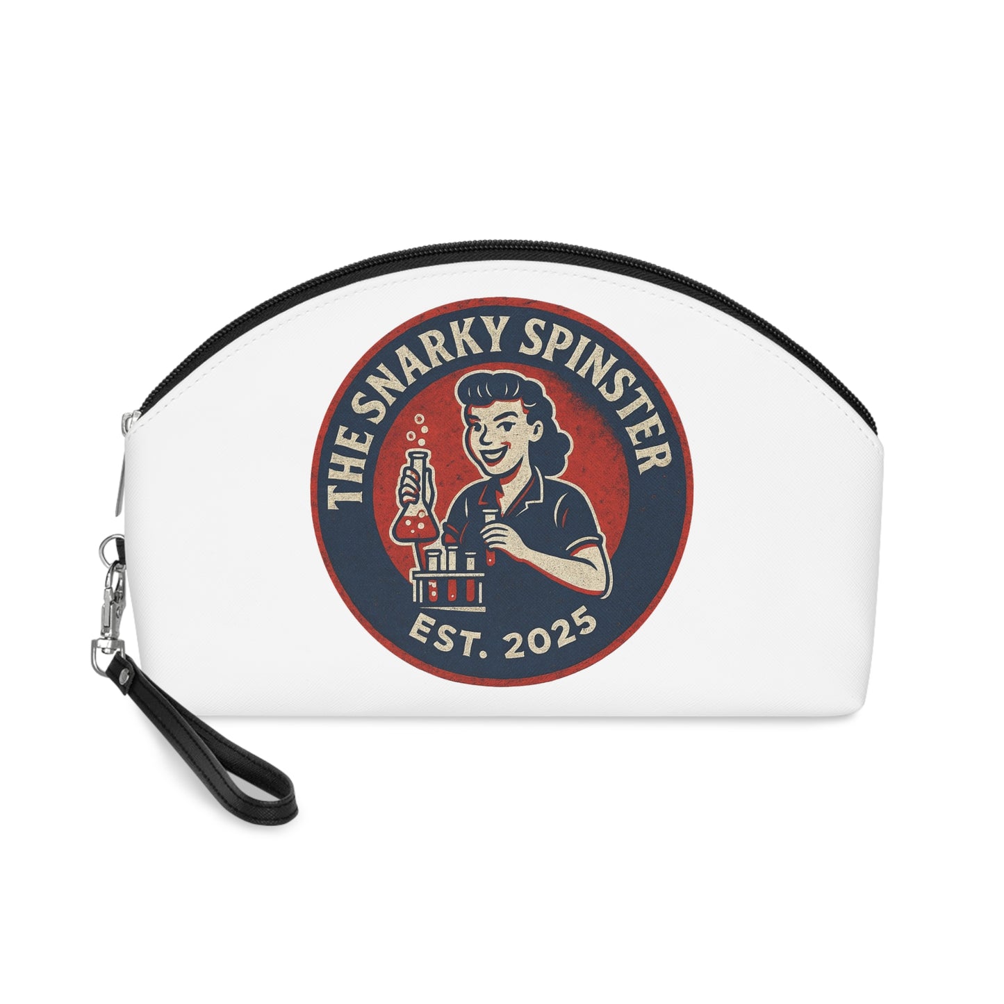 Makeup Bag - Mad Scientist Snarky Spinster Design