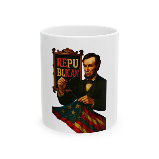 The Lincoln Ceramic Mug - Fun Coffee Cup for Artists, Unique Gift for Craft Lovers, Perfect for Birthdays, Anniversaries, and [...]