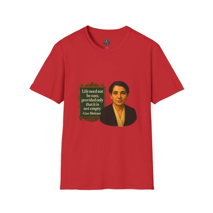 Unisex Softstyle T-Shirt - Lise Meitner, Inspirational Tee, Gift for Activists, Comfortable Everyday Wear, Perfect for Celebrations