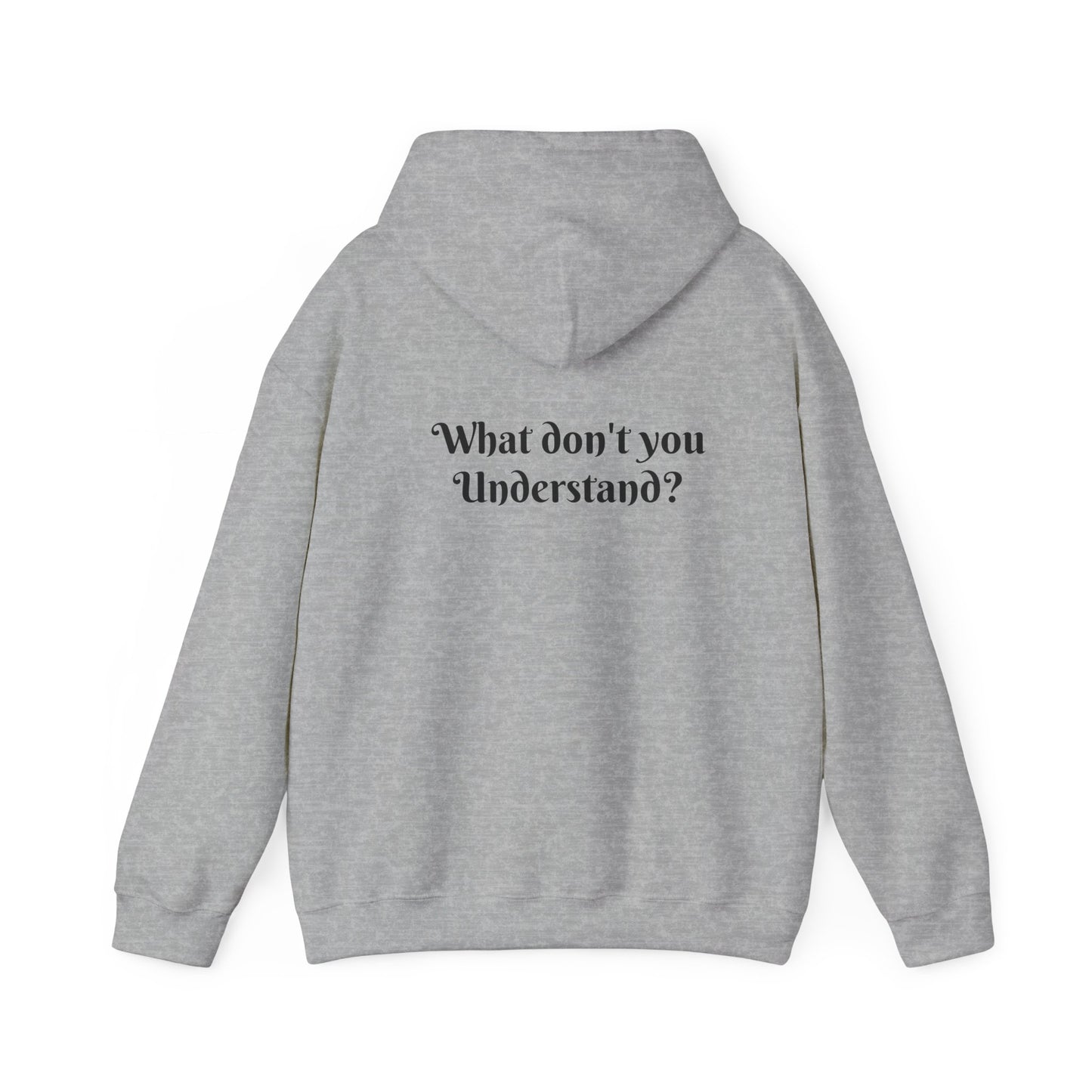 JC Frustrated Sweatshirt - Unisex Cozy Hoodie, Inspirational Gift, Everyday Style, Casual Wear, Art Design