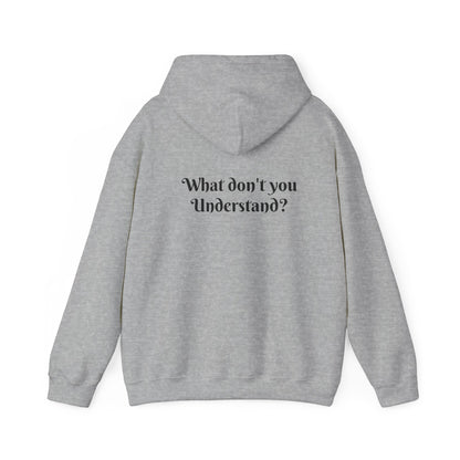 JC Frustrated Sweatshirt - Unisex Cozy Hoodie, Inspirational Gift, Everyday Style, Casual Wear, Art Design