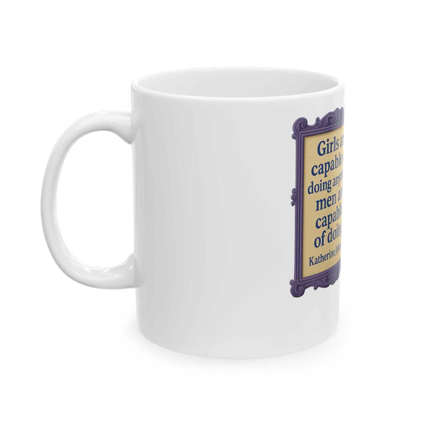 The Johnson Ceramic Mug - Fun Coffee Cup for Artists, Unique Gift for Craft Lovers, Perfect for Birthdays, Anniversaries, and [...]
