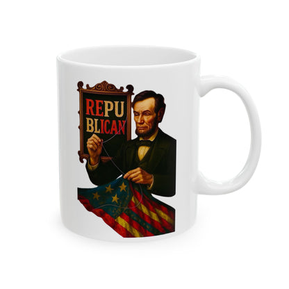 The Lincoln Ceramic Mug - Fun Coffee Cup for Artists, Unique Gift for Craft Lovers, Perfect for Birthdays, Anniversaries, and [...]