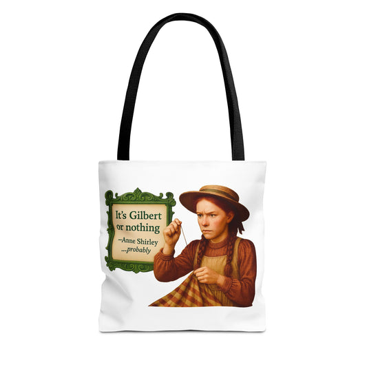 Anne Shirley Tote Bag, Vintage Americana Style, Ideal for, Shopping, Travel, Eco-Friendly Bag