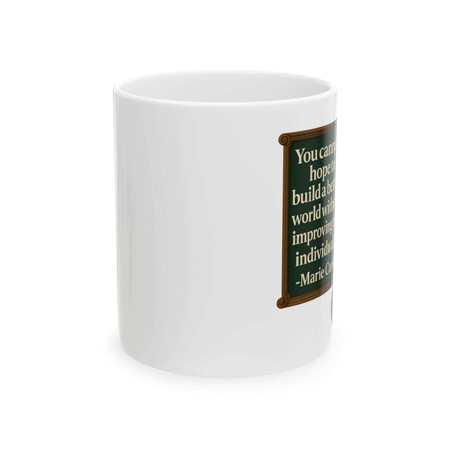 The Curie Ceramic Mug - Fun Coffee Cup for Artists, Unique Gift for Craft Lovers, Perfect for Birthdays, Anniversaries, and [...]