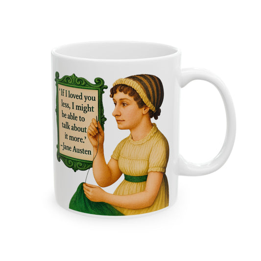 The Austen Ceramic Mug - Fun Coffee Cup for Artists, Unique Gift for Craft Lovers, Perfect for Birthdays, Anniversaries, and [...]