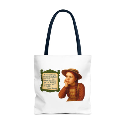 Anne Shirley Tote Bag - The Snarky Spinster, Book Lover Gift, Funny Library Bag, Reading Accessory, Literary Pun Design, Gifts for Readers