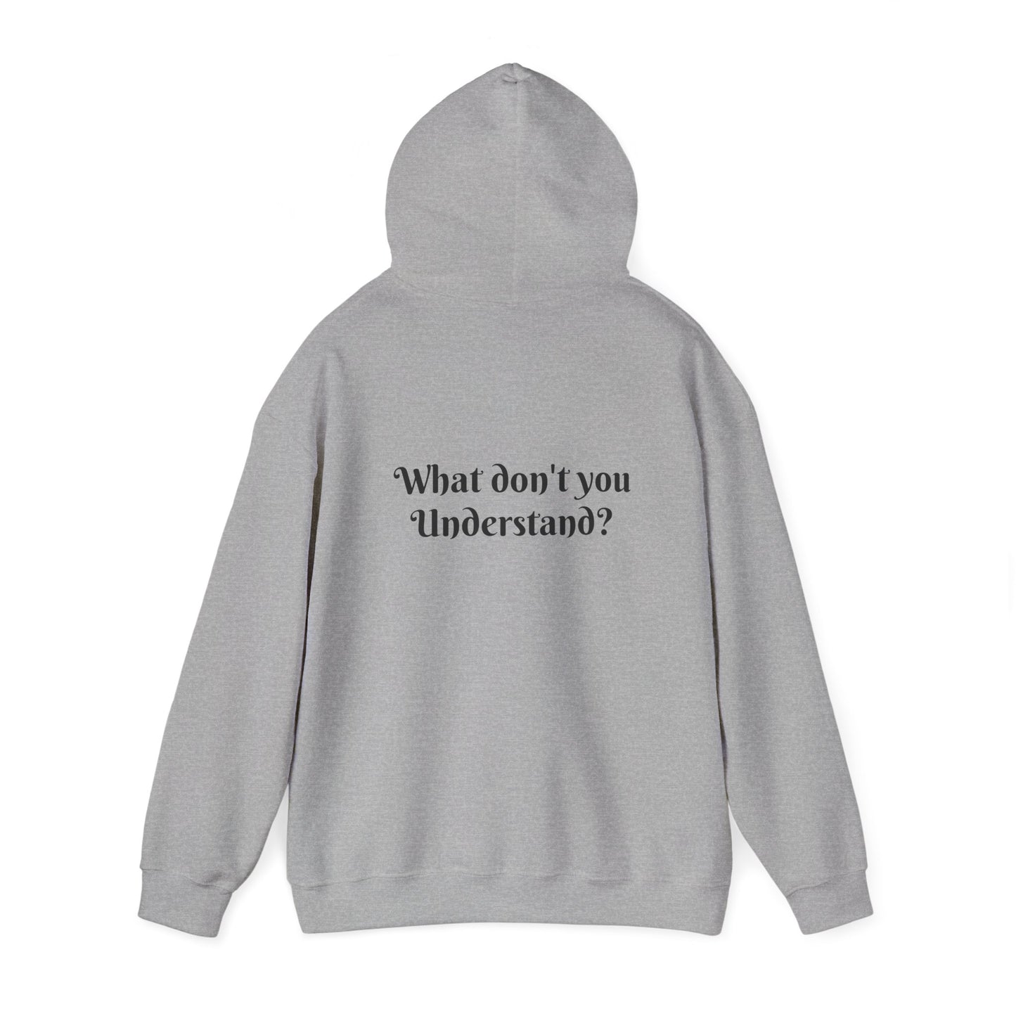 JC Frustrated Sweatshirt - Unisex Cozy Hoodie, Inspirational Gift, Everyday Style, Casual Wear, Art Design