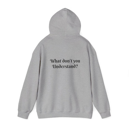 JC Frustrated Sweatshirt - Unisex Cozy Hoodie, Inspirational Gift, Everyday Style, Casual Wear, Art Design