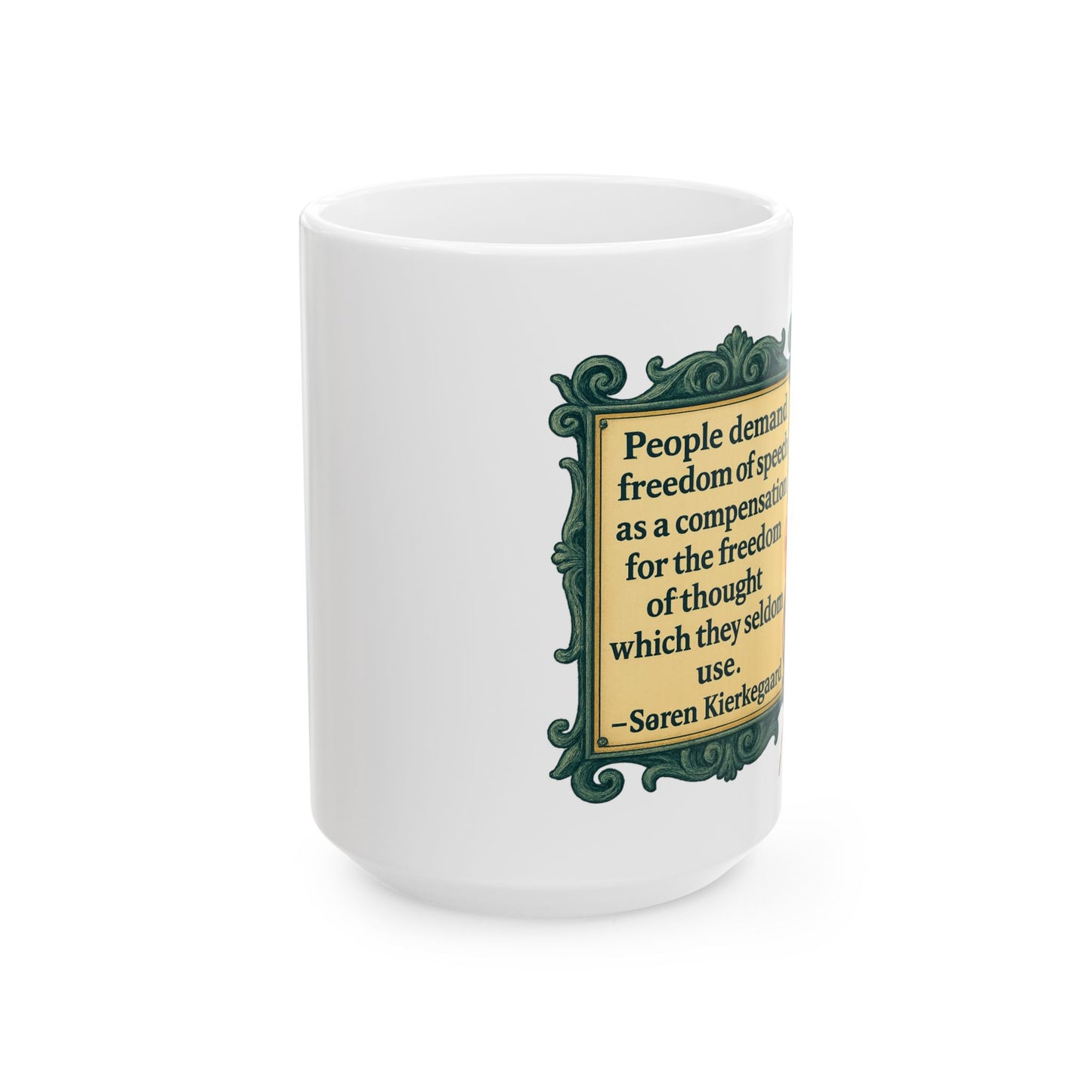 The Kierkegaard Ceramic Mug - Fun Coffee Cup for Artists, Unique Gift for Craft Lovers, Perfect for Birthdays, Anniversaries, and [...]