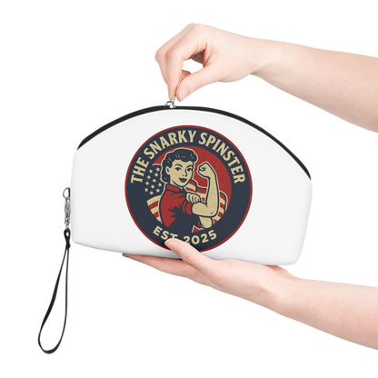 Makeup Bag - Patriotic Snarky Spinster Design
