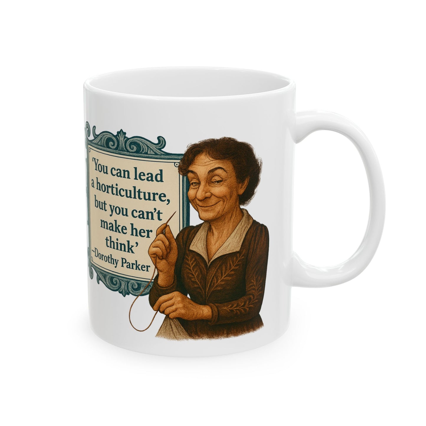 The Parker Ceramic Mug - Fun Coffee Cup for Artists, Unique Gift for Craft Lovers, Perfect for Birthdays, Anniversaries, and [...]