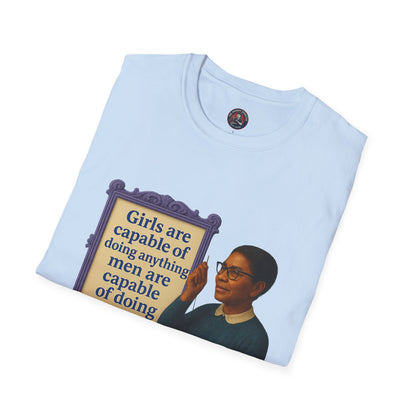 Unisex Softstyle T-Shirt - Katherine Johnson, Inspirational Tee, Gift for Activists, Comfortable Everyday Wear, Perfect for Celebrations