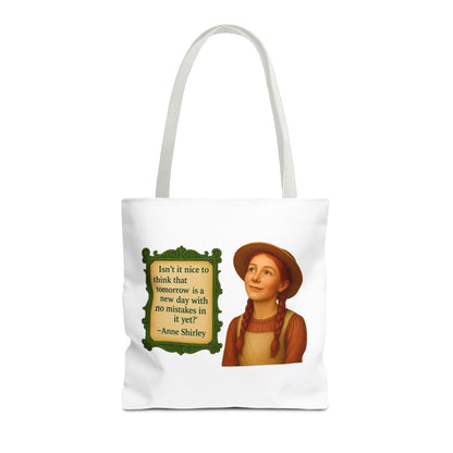 Anne Shirley Tote Bag - The Snarky Spinster, Book Lover Gift, Funny Library Bag, Reading Accessory, Literary Pun Design, Gifts for Readers