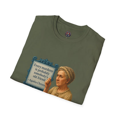 Agatha Christie Quote T-Shirt, Mystery Lover Gift, Book Lover Tee, Literary Tshirt, Reader Shirt