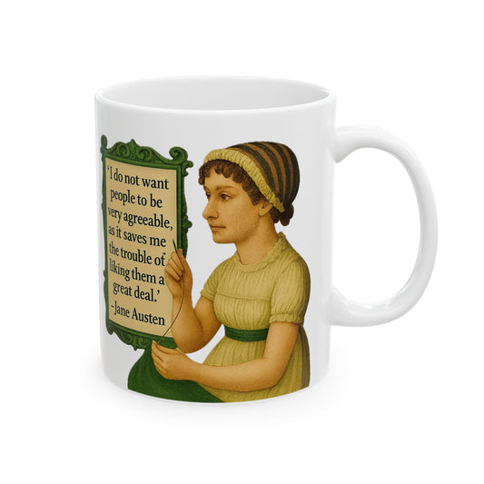 The Austen Ceramic Mug - Fun Coffee Cup for Artists, Unique Gift for Craft Lovers, Perfect for Birthdays, Anniversaries, and [...]