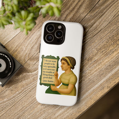 Jane Austen Phone Case
