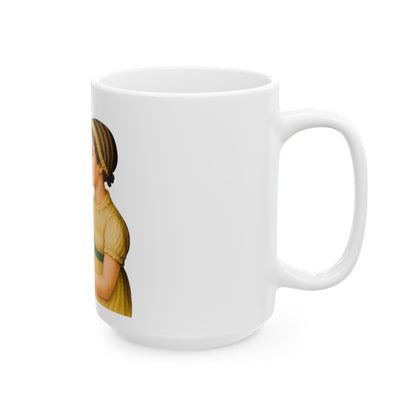 The Austen Ceramic Mug - Fun Coffee Cup for Artists, Unique Gift for Craft Lovers, Perfect for Birthdays, Anniversaries, and [...]