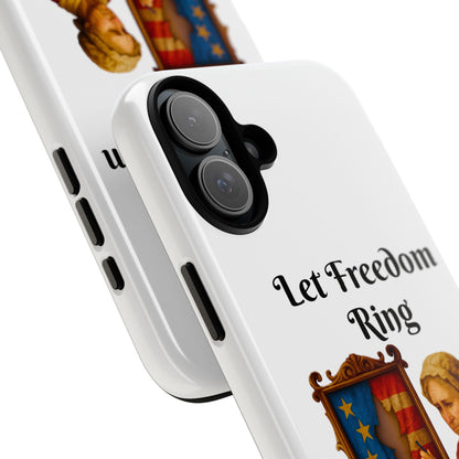 Patriotic Phone Case, Let Freedom Ring, American Pride Accessories, Gift for Veterans, 4th of July Decoration, Flag Lover's Case