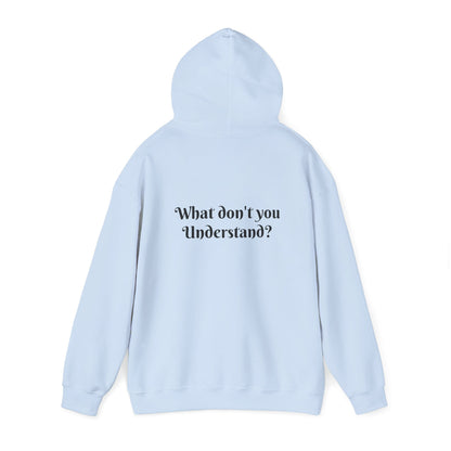 JC Frustrated Sweatshirt - Unisex Cozy Hoodie, Inspirational Gift, Everyday Style, Casual Wear, Art Design
