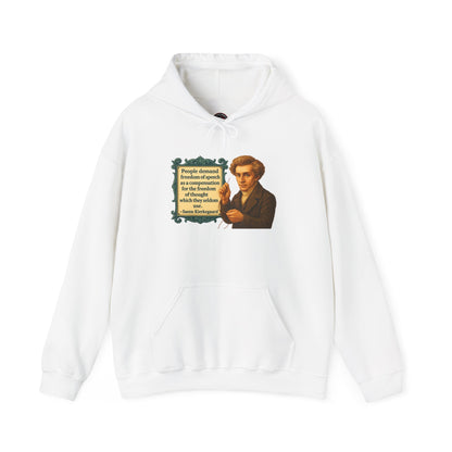 Kierkegaard Sweatshirt - Unisex Cozy Hoodie, Inspirational Gift, Everyday Style, Casual Wear, Art Design