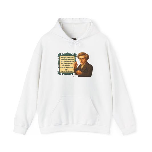 Kierkegaard Sweatshirt - Unisex Cozy Hoodie, Inspirational Gift, Everyday Style, Casual Wear, Art Design