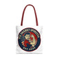 Patriotic Snarky Spinster Tote Bag - Fun Grocery Bag, Gift for Feminists, Retro Style, Sustainability, Everyday Use