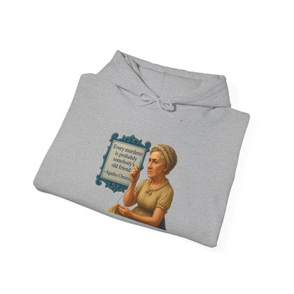 Agatha Christie Sweatshirt - Unisex Cozy Hoodie, Inspirational Gift, Everyday Style, Casual Wear, Art Design