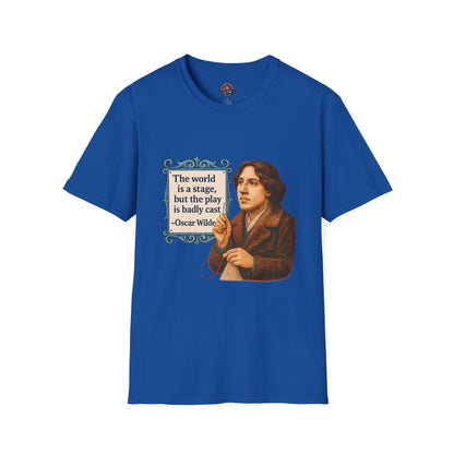 Oscar Wilde Quote Unisex Tee, Literary T-Shirt, Softstyle Shirt, Classic Literature Top, Inspirational Saying Tee