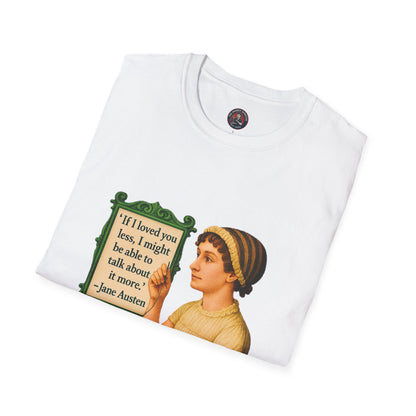 Jane Austen Quote Unisex T-Shirt, Literary Tee, Classic Literature Shirt, Book Lover Gift, Literary Gifts for Readers, English Major Apparel
