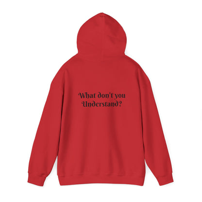 JC Frustrated Sweatshirt - Unisex Cozy Hoodie, Inspirational Gift, Everyday Style, Casual Wear, Art Design