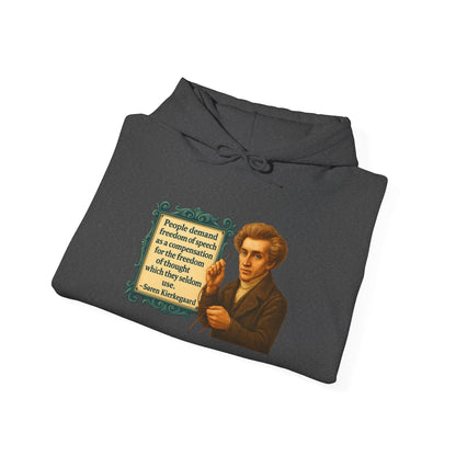 Kierkegaard Sweatshirt - Unisex Cozy Hoodie, Inspirational Gift, Everyday Style, Casual Wear, Art Design