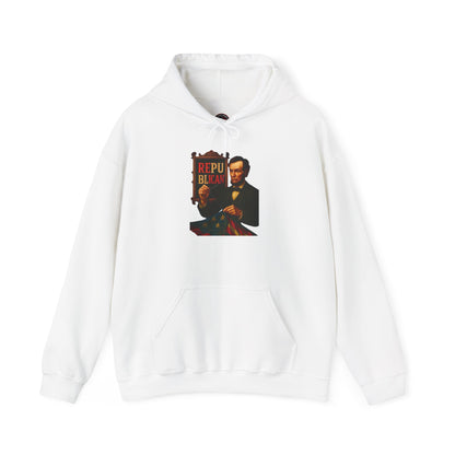 Lincoln Sweatshirt - Unisex Cozy Hoodie, Inspirational Gift, Everyday Style, Casual Wear, Art Design