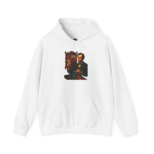 Lincoln Sweatshirt - Unisex Cozy Hoodie, Inspirational Gift, Everyday Style, Casual Wear, Art Design
