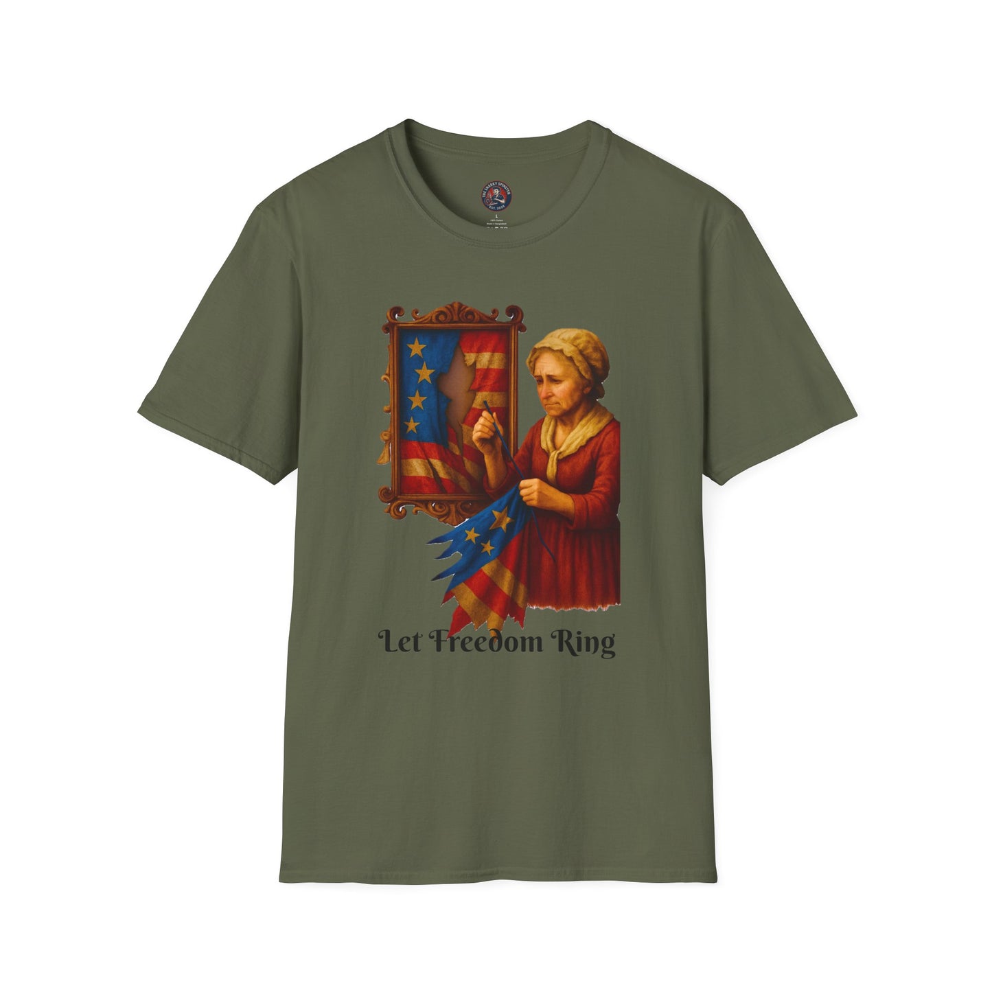 Unisex Softstyle T-Shirt - Let Freedom Ring, Inspirational Tee, Gift for Activists, Comfortable Everyday Wear, Perfect for Celebrations
