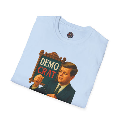 Unisex Softstyle T-Shirt - Democrat, Inspirational Tee, Gift for Activists, Comfortable Everyday Wear, Perfect for Celebrations