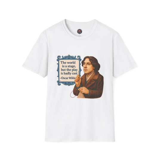 Oscar Wilde Quote Unisex Tee, Literary T-Shirt, Softstyle Shirt, Classic Literature Top, Inspirational Saying Tee